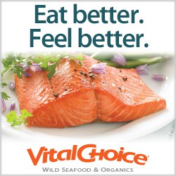 Wild sustainable clean seafood from Vital Choice