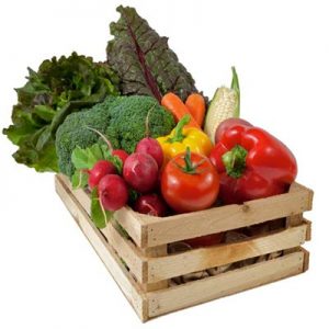 organic fruit and vegetables