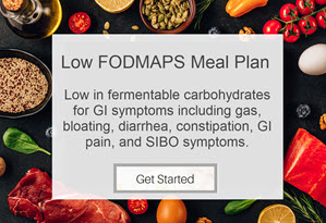 Low FODMAPS meal plan